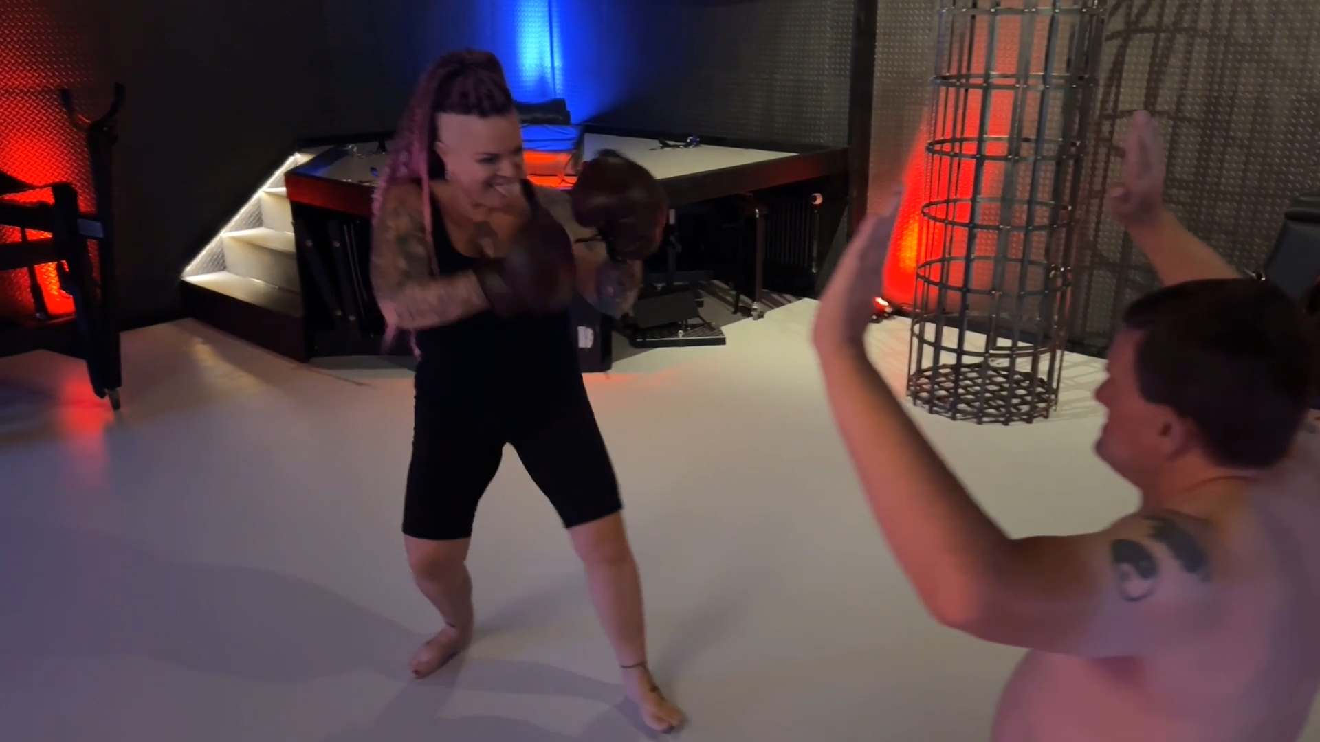 Human punching bag