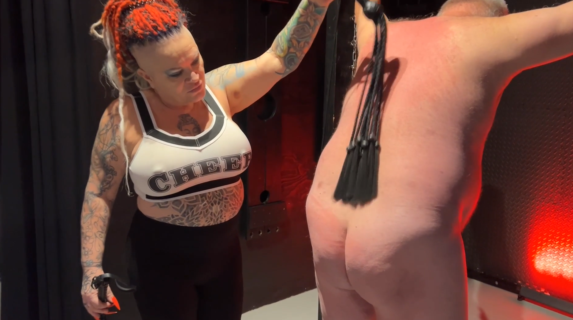 She is clearing his mind